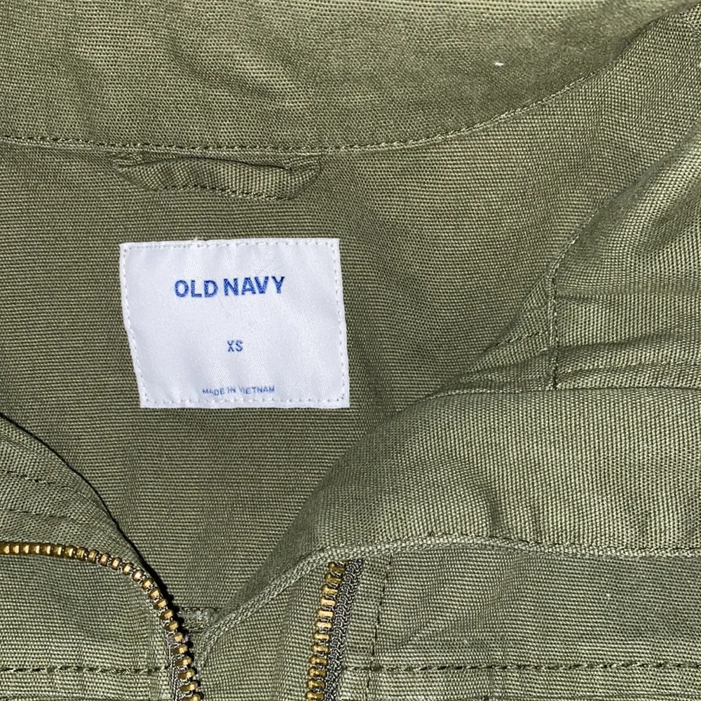 XS Old Navy Utility Jacket. Olive green color. Outerwear. Coat overcoat … - Picture 4 of 10